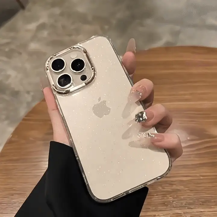 Clear Bling Bling iPhone Case