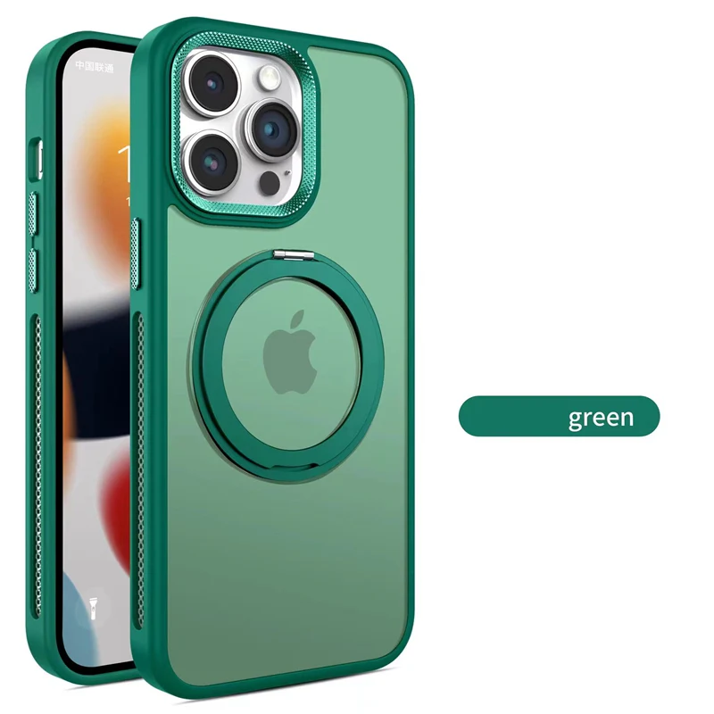 360° Rotating Magnetic Stand MagSafe iPhone Case