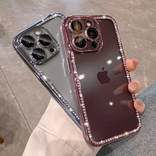 SIMPLE LUXURY FASHION IPHONE CASE WITH CAMERA PROTECTOR