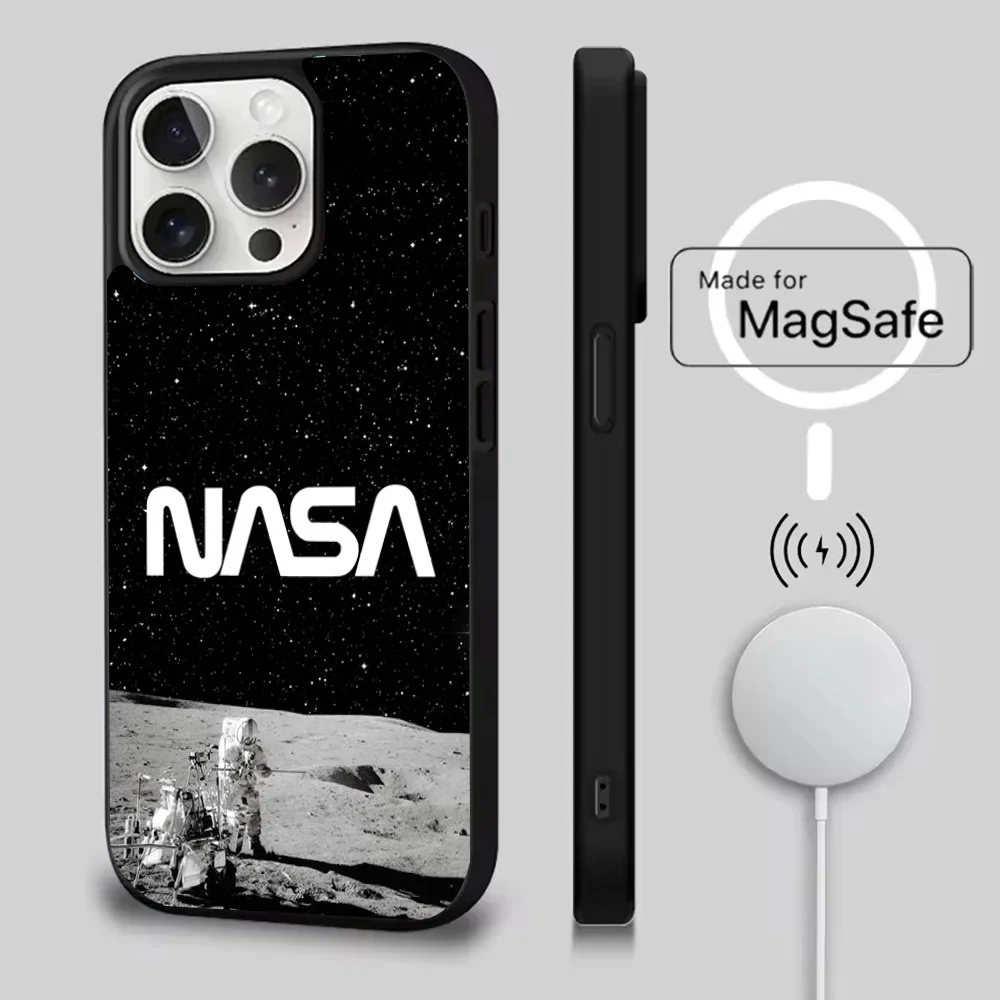 Nasa Design iPhone Case With MagSafe Charging