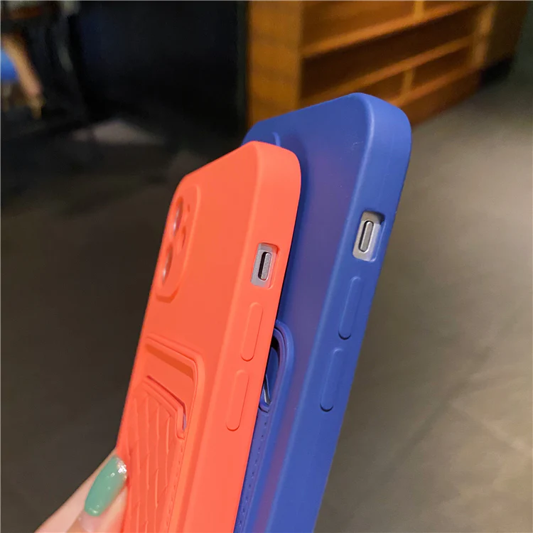 Weave Pattern Card Holder iPhone Case