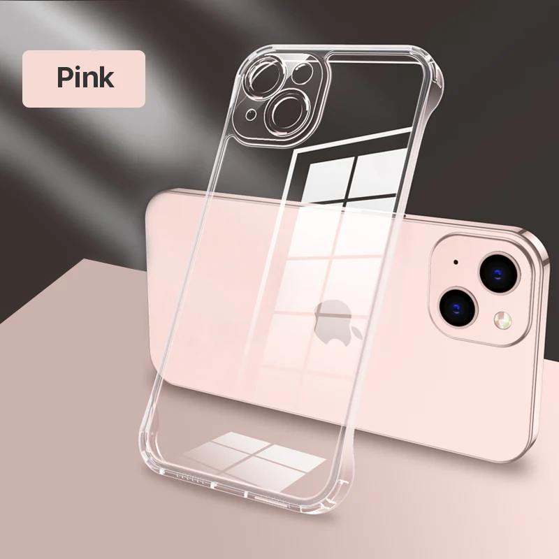 Ultra-Thin Borderless High-Transparent Glass iPhone Case
