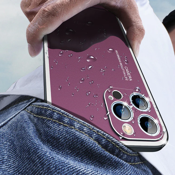 Upgraded Simple Metal Frosted iPhone Case