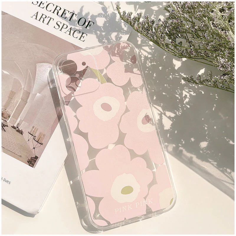 Summer Pink Flowers iPhone Case