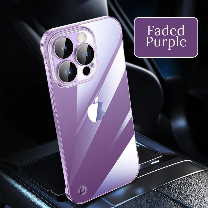 Ultra-Thin Clear Borderless Gradient iPhone Case