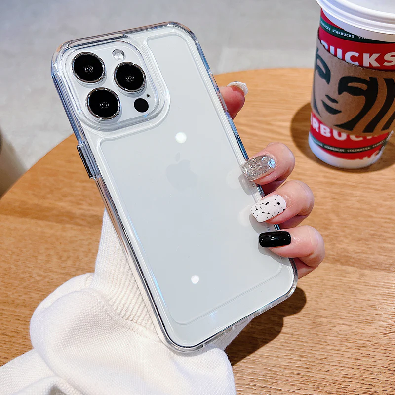 Thickened Space Transparent iPhone Case