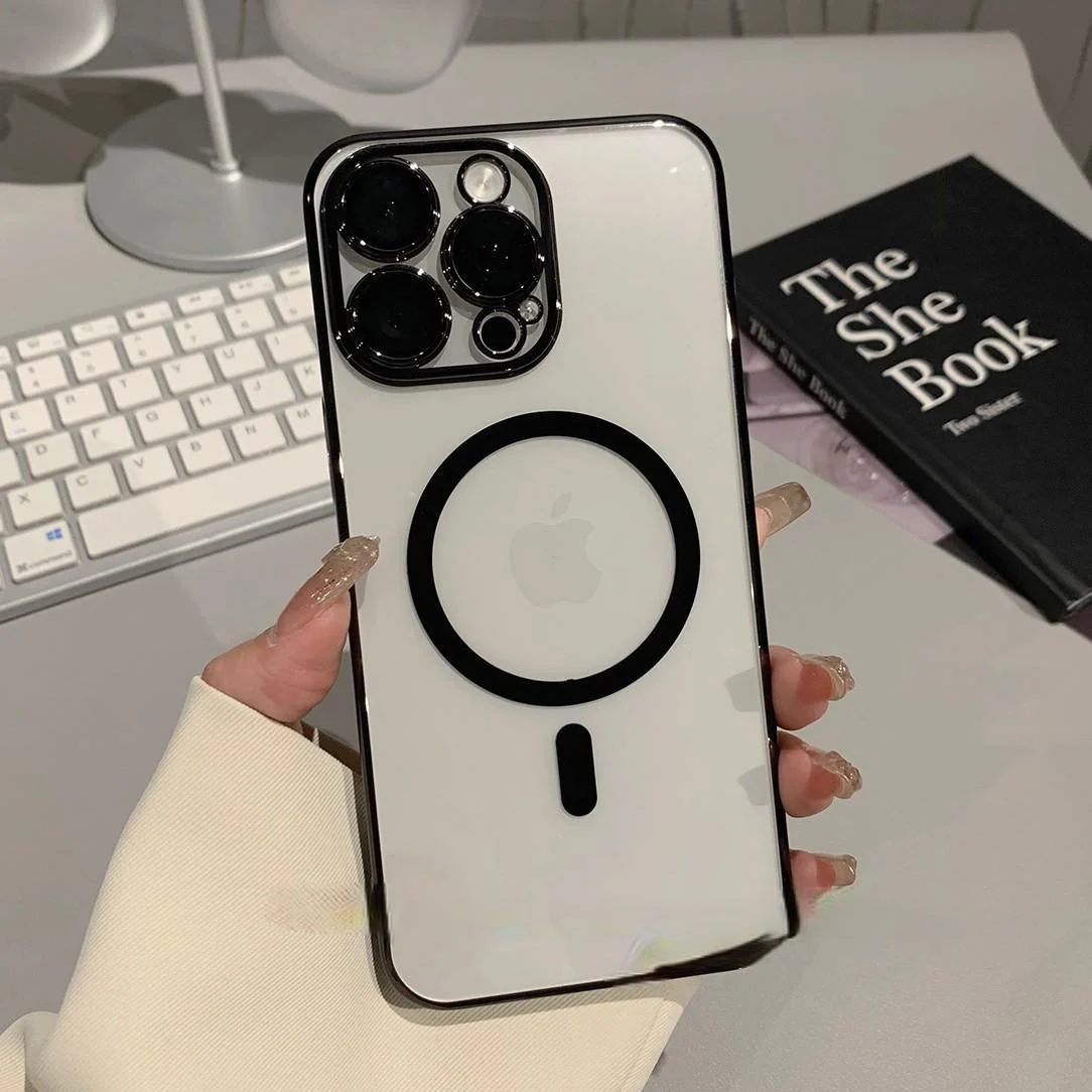 Clear Luxury Magsafe iPhone Case