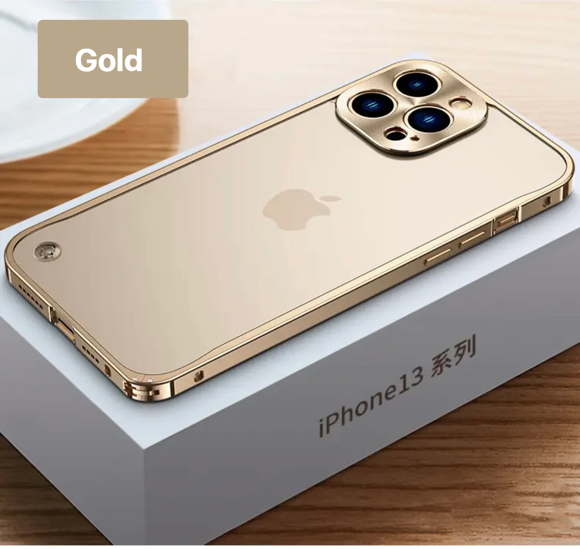 Upgraded Aluminum Frame Magsafing Matte iPhone Case