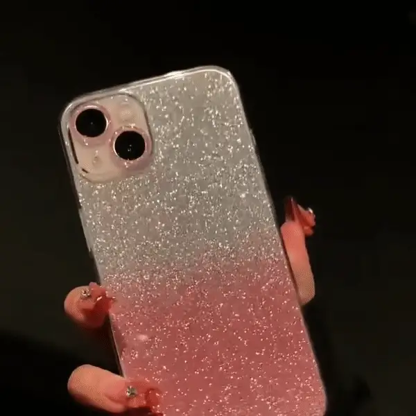 Beautiful Bling Bling Bling iPhone Case With Lens Protector