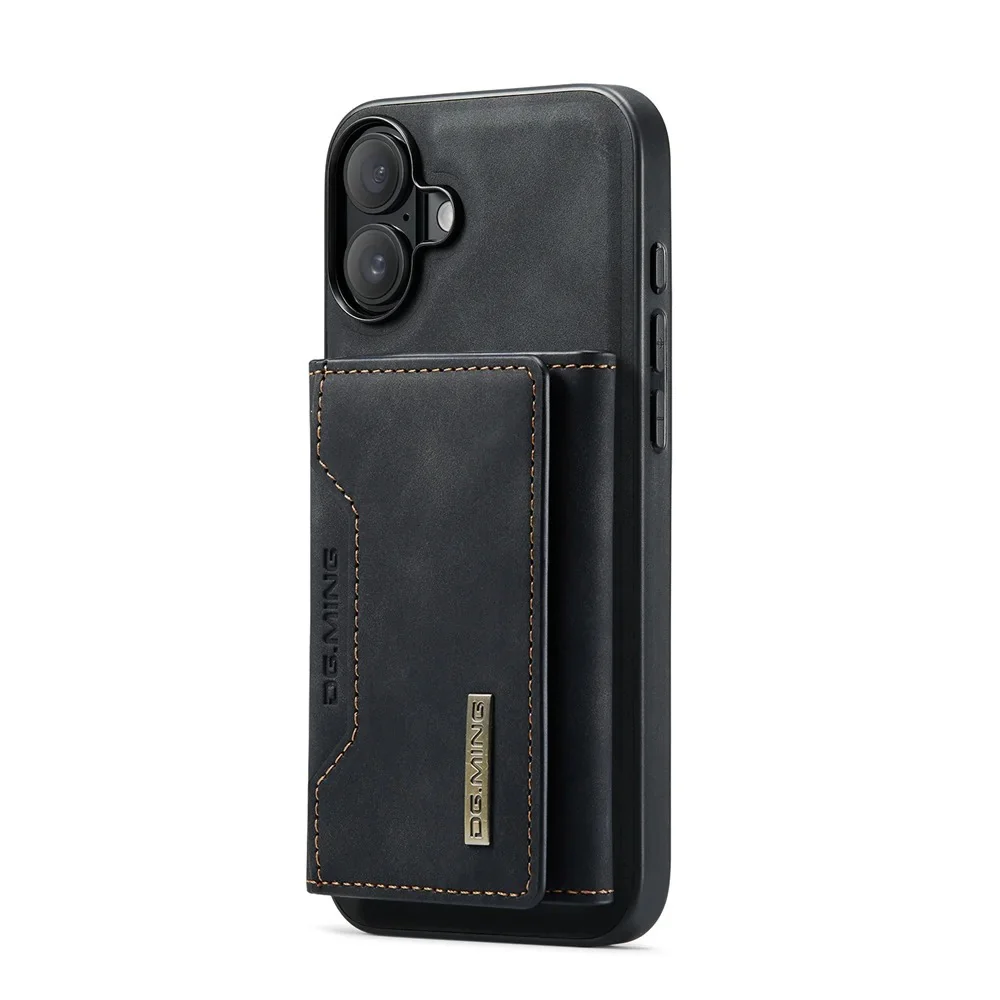 DG.Ming 2 in 1 MagSafe Card Holder Leather iPhone Case
