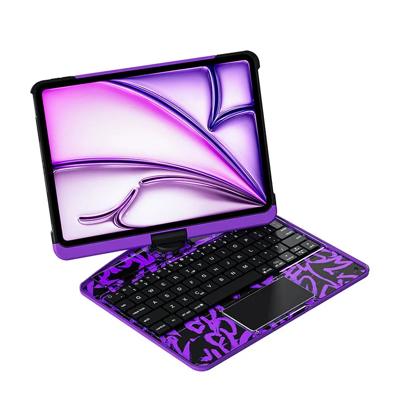 Transparent 360 iPad Keyboard Case