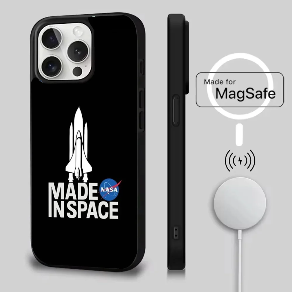 Nasa Design iPhone Case With MagSafe Charging