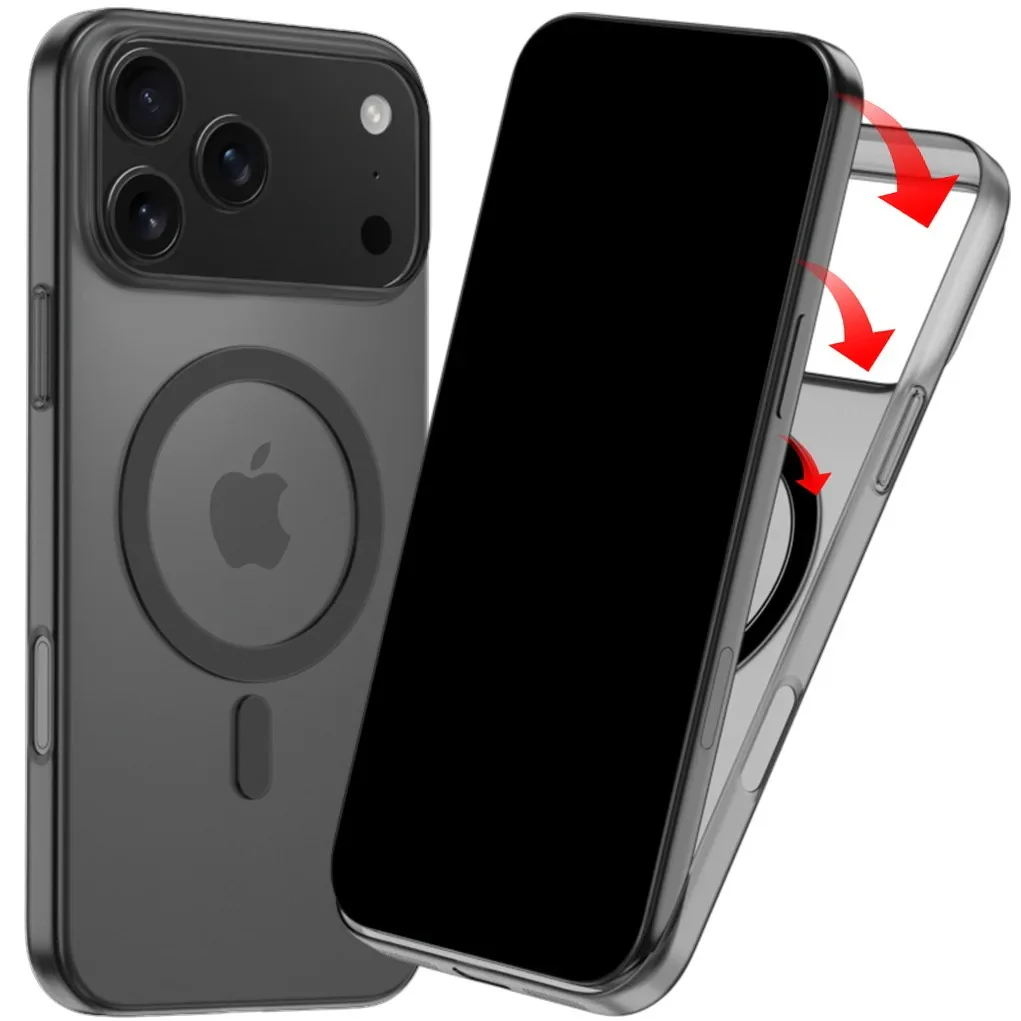 Ultra Thin Matte Clear Magsafe iPhone Case