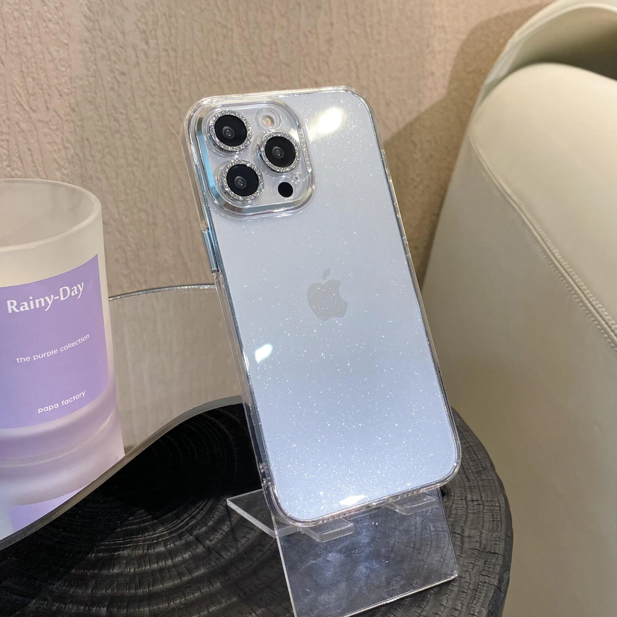 Starry Sky Sparkle Lens iPhone Case