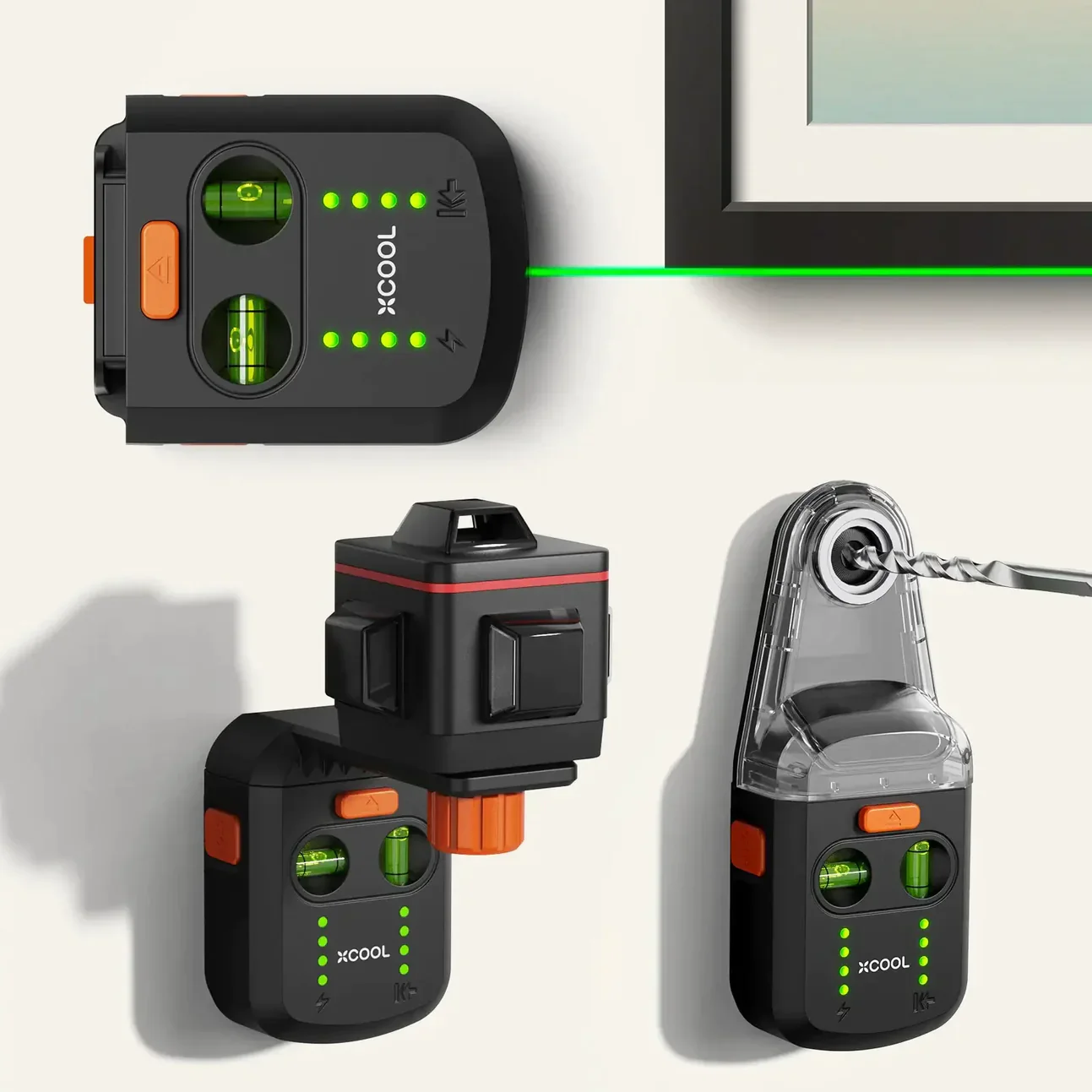 Wallaser 3-in-1 Wall-Mountable Laser Level