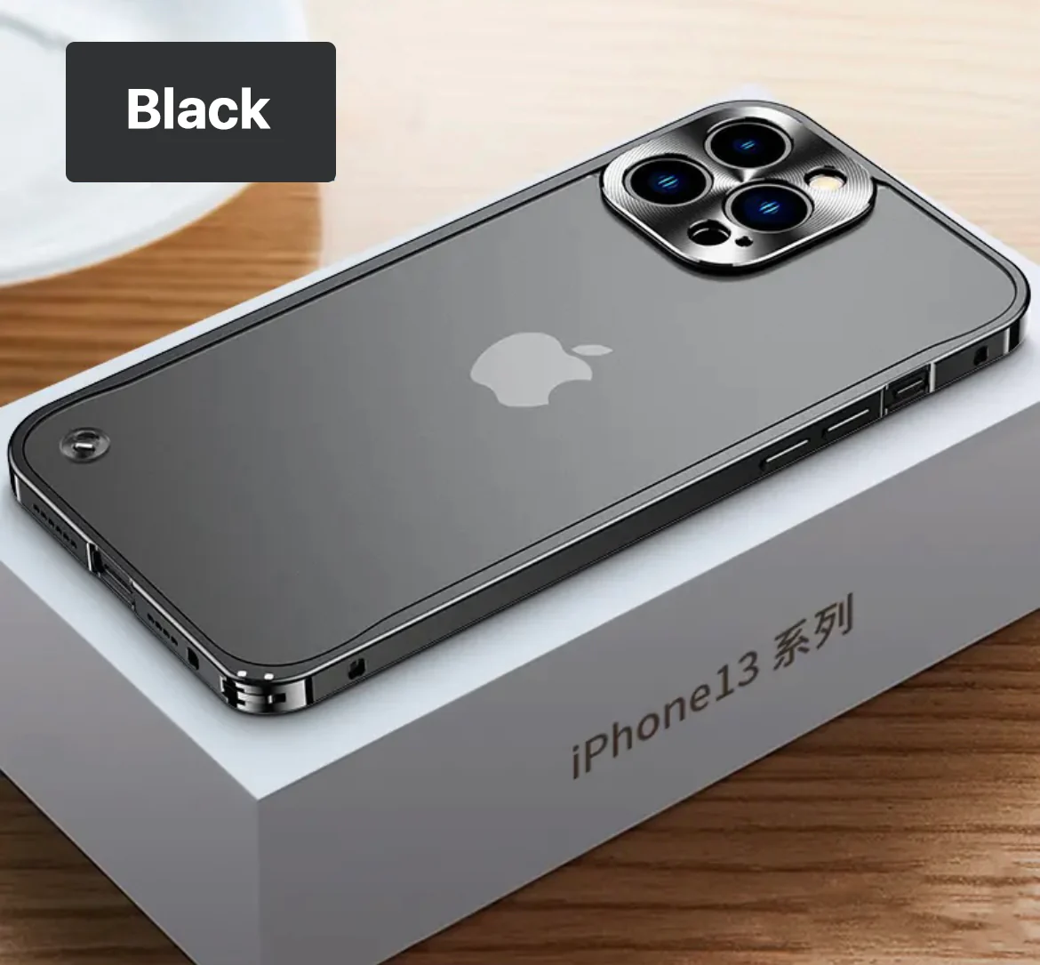 Upgraded Aluminum Frame Magsafing Matte iPhone Case