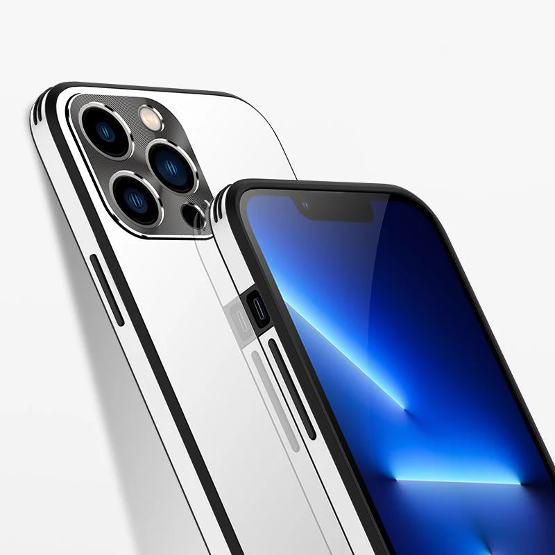 Aitotem Acrylic Matte Shockproof iPhone Case With Camera Protector