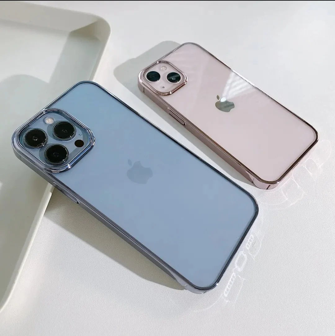 Simple Luxury Clear iPhone Case