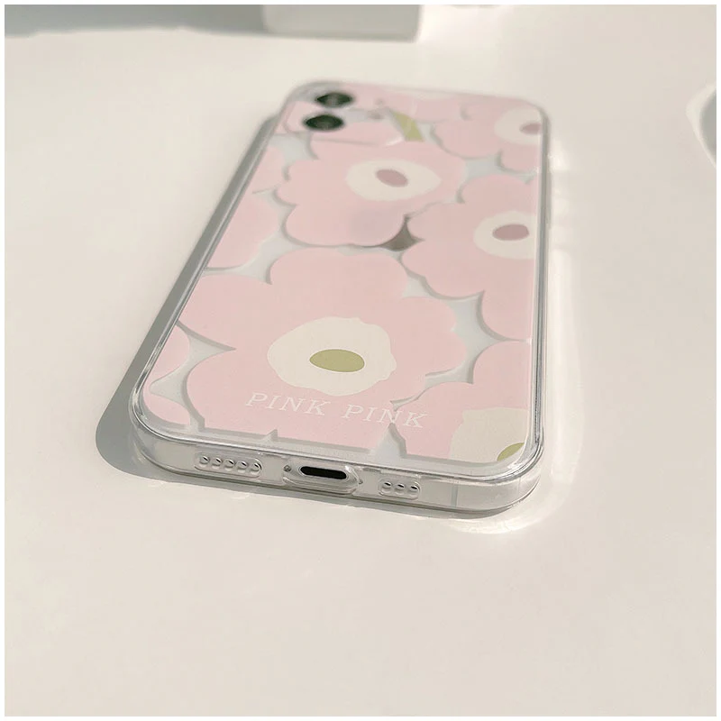Summer Pink Flowers iPhone Case