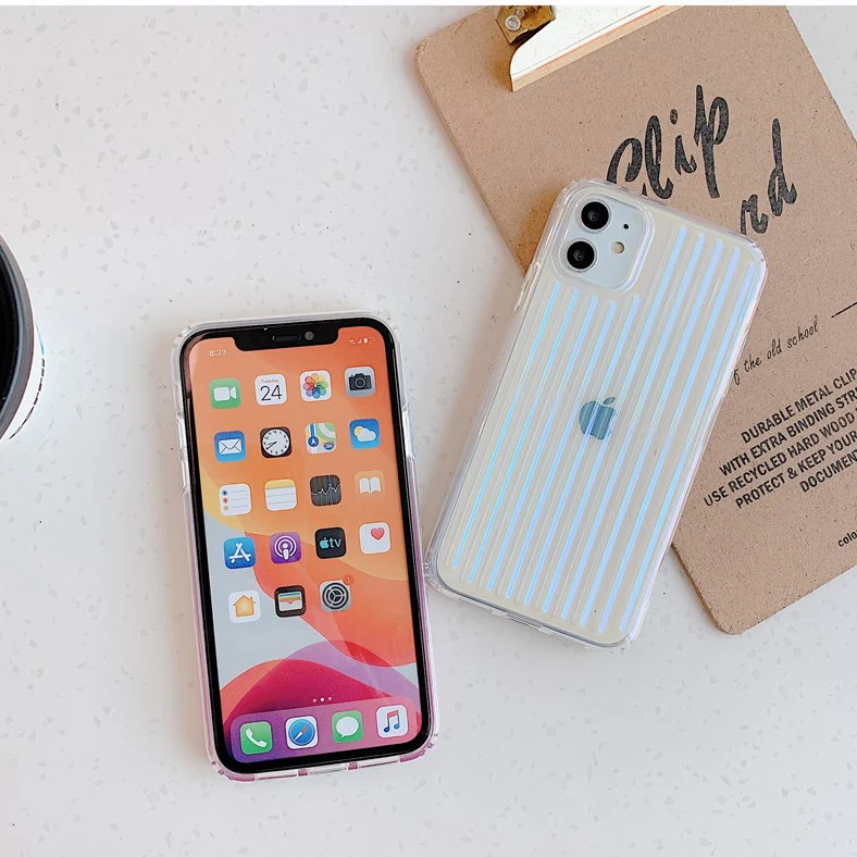 Travel Suitcase Transparent iPhone Case