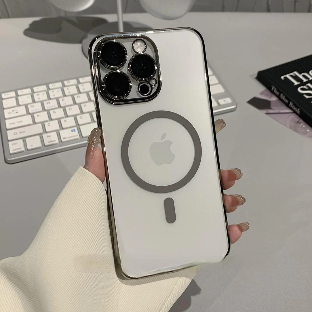Clear Luxury Magsafe iPhone Case