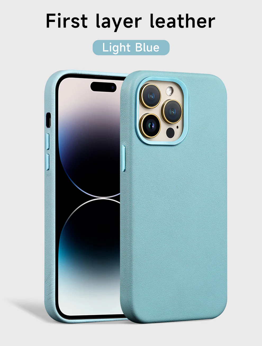 Genuine Leather Magsafing iPhone Case