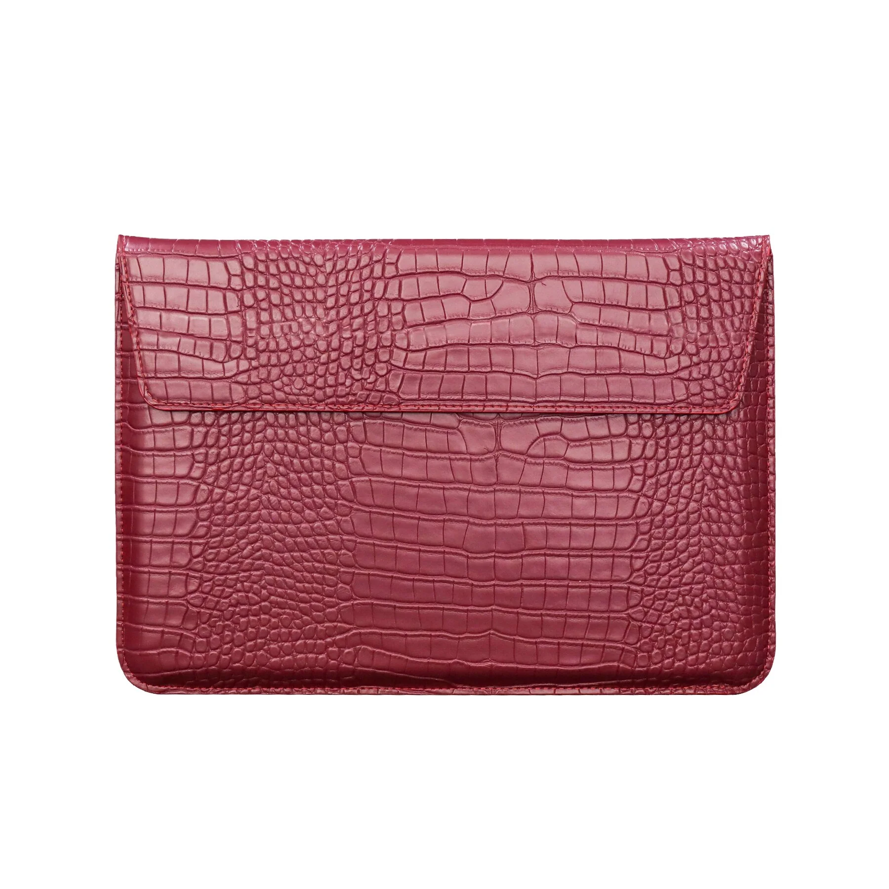 Crocodile Skin Leather iPad/Laptop Sleeve