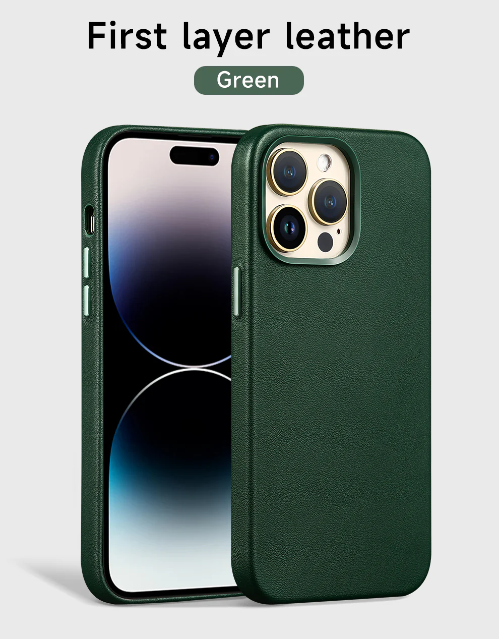 Genuine Leather Magsafing iPhone Case