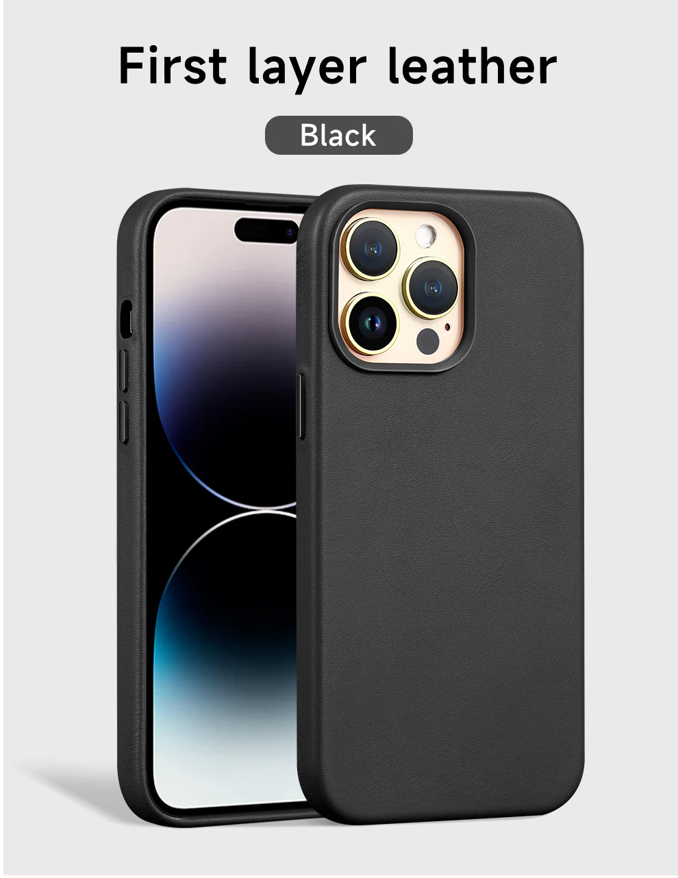 Genuine Leather Magsafing iPhone Case