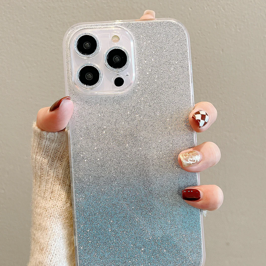 Beautiful Bling Bling Bling iPhone Case With Lens Protector