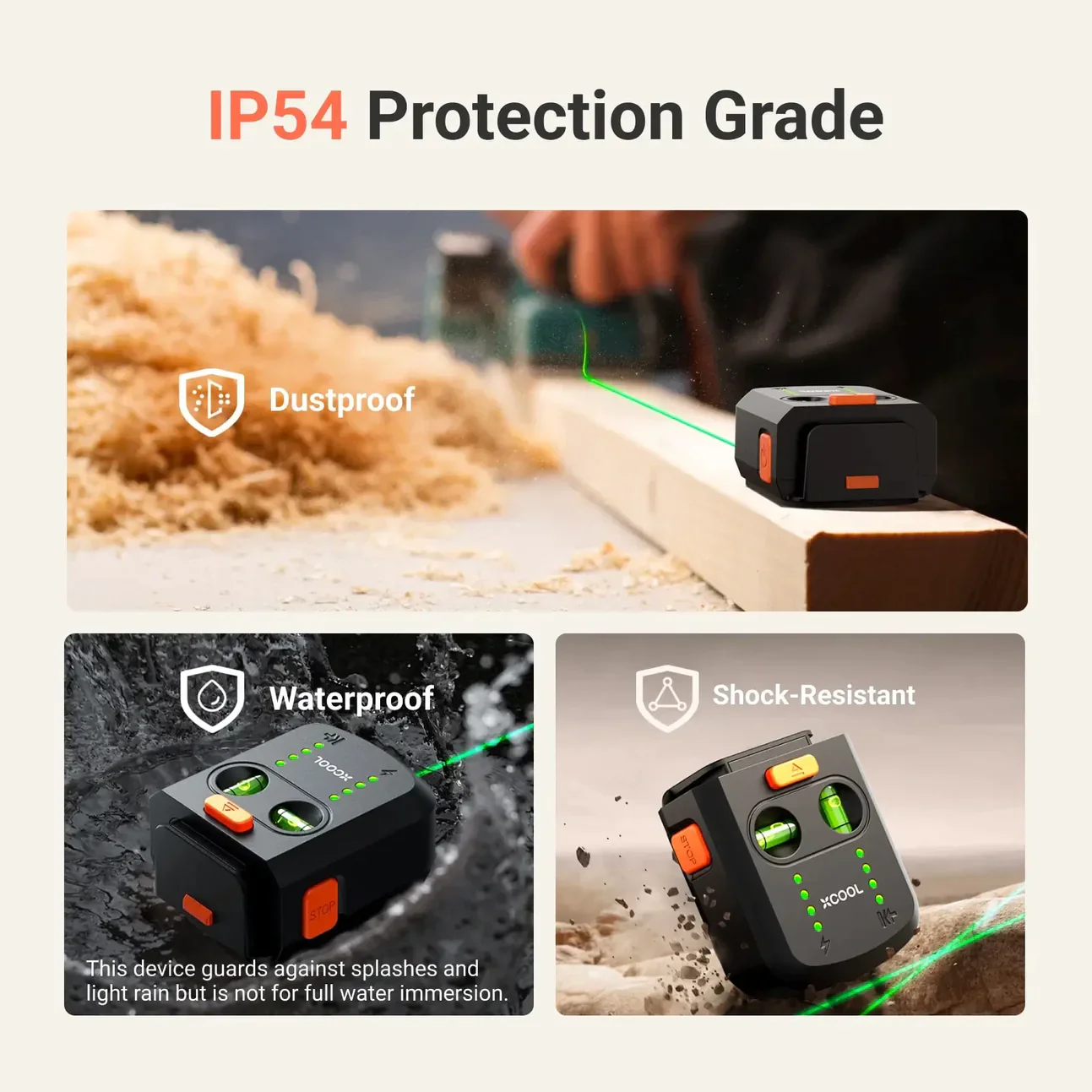 Wallaser 3-in-1 Wall-Mountable Laser Level