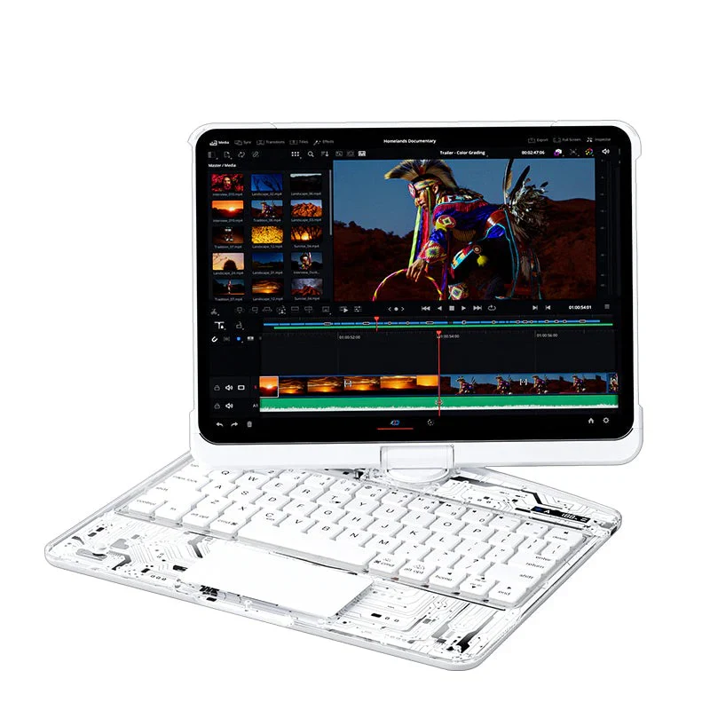 Transparent 360 iPad Keyboard Case