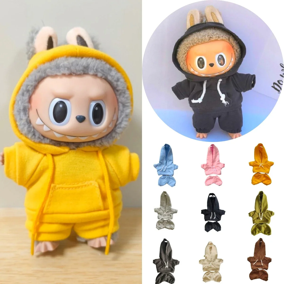 Hoodies, Sweatshirts and Sweatpants Set For Labubu