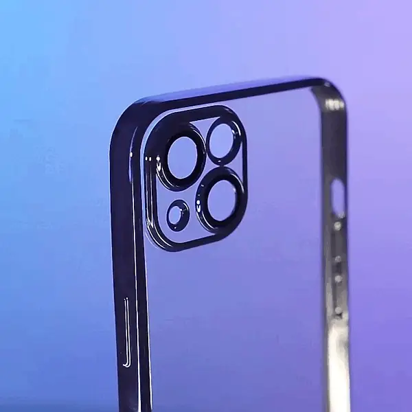 UPGRADED CLEAR SILICONE IPHONE CASE WITH CAMERA PROTECTOR