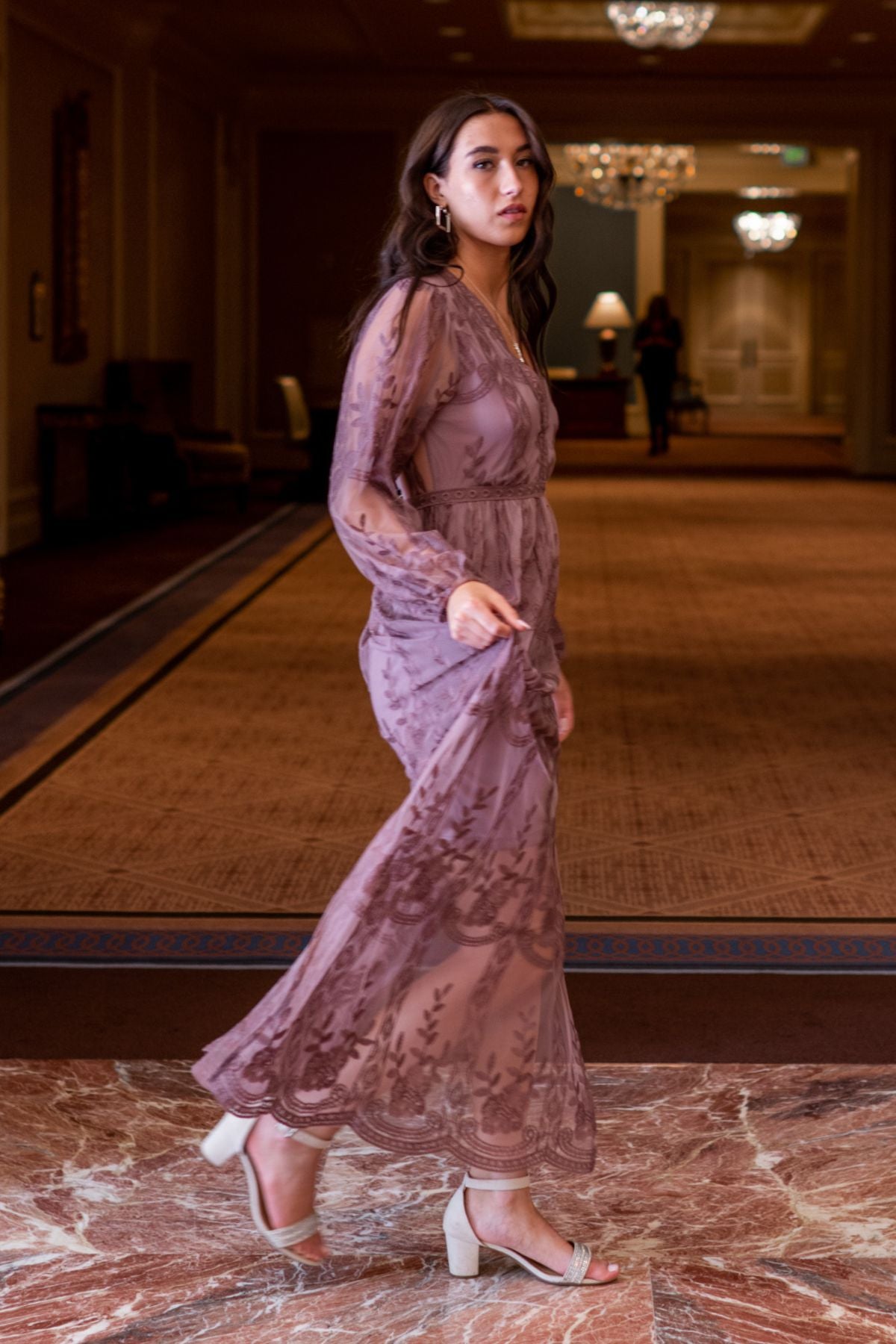 Diana Lace Maxi Dress