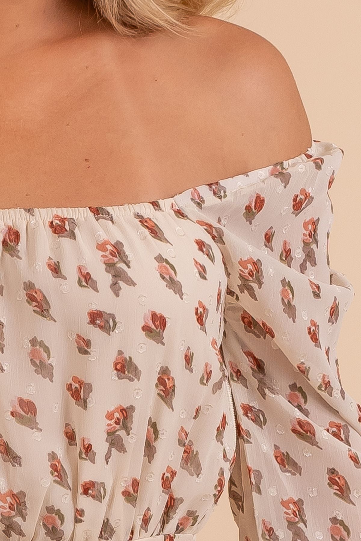 Floral Happiness Square Neck Mini Dress