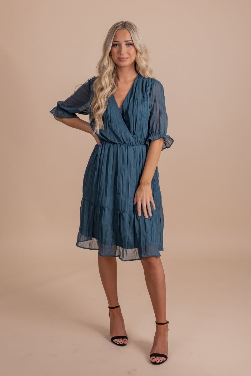 On The List Knee-Length Dress