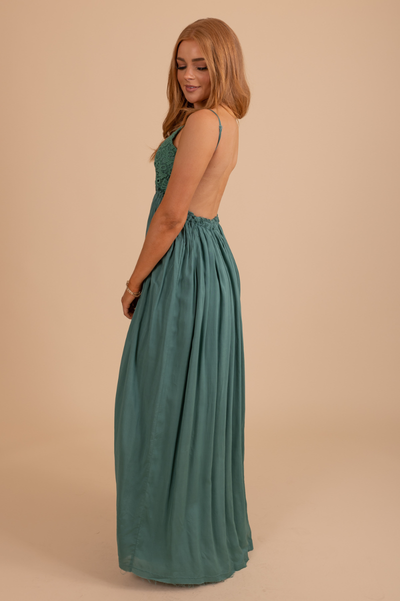 Stories To Tell Backless Maxi Dress