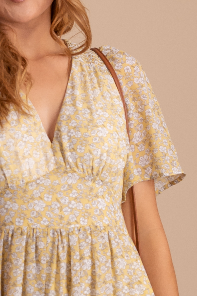 Beautiful Today Floral Midi Dress