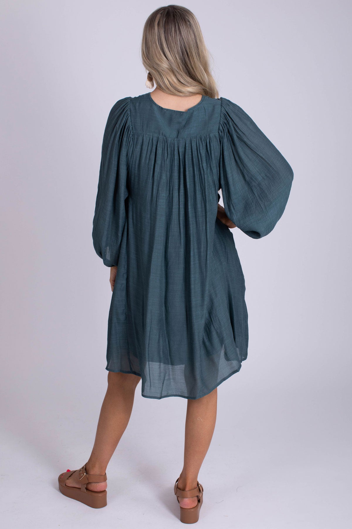 Find A Way Long Sleeve Mini Dress