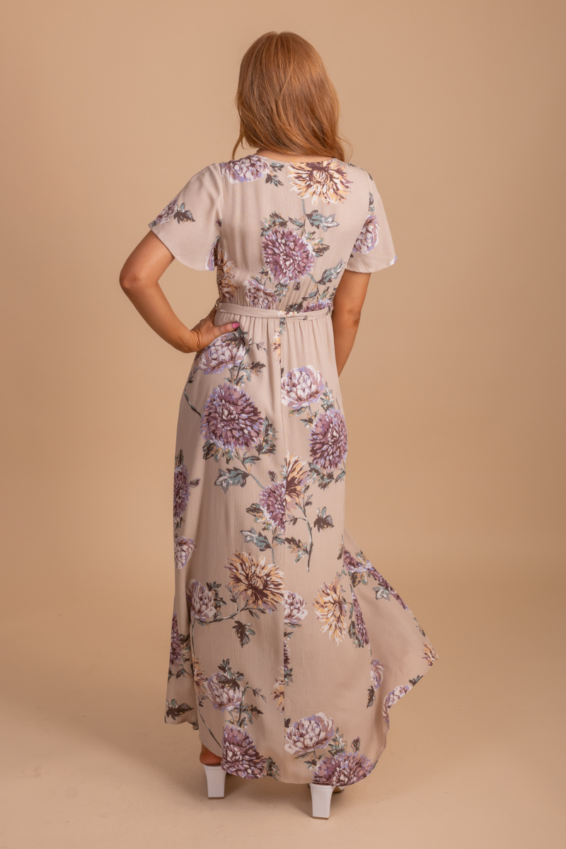 Bloomed Happiness Floral Maxi Dress