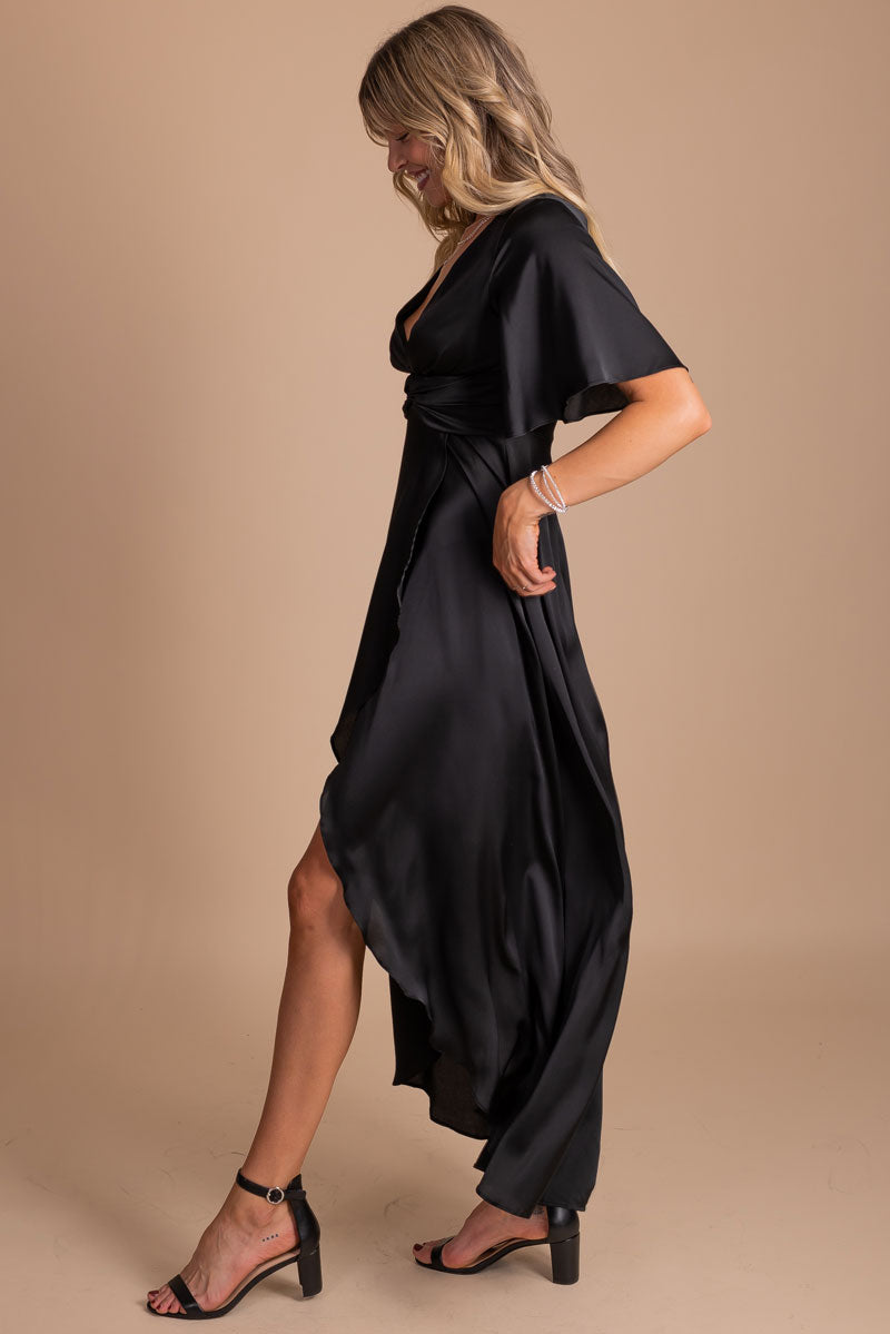 Look For Stars V-Neck Maxi Dress