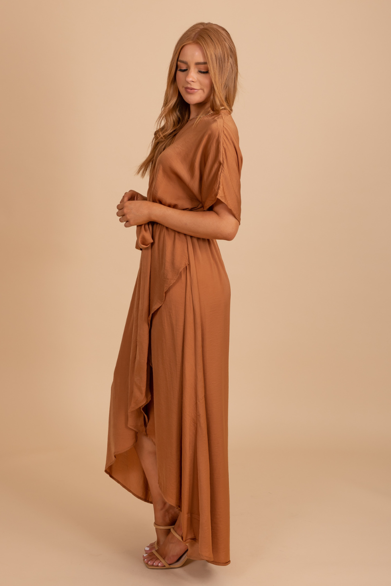 Stand Out Maxi Wrap Dress