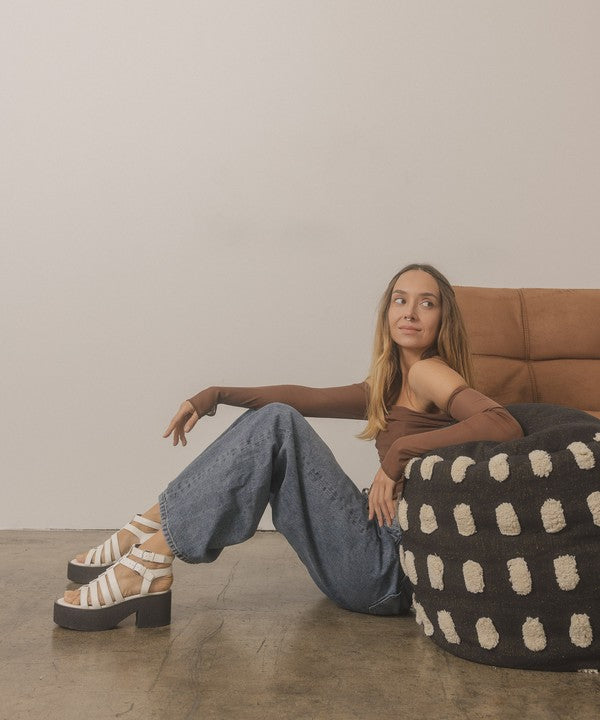 Electric Energy Platform Sandals