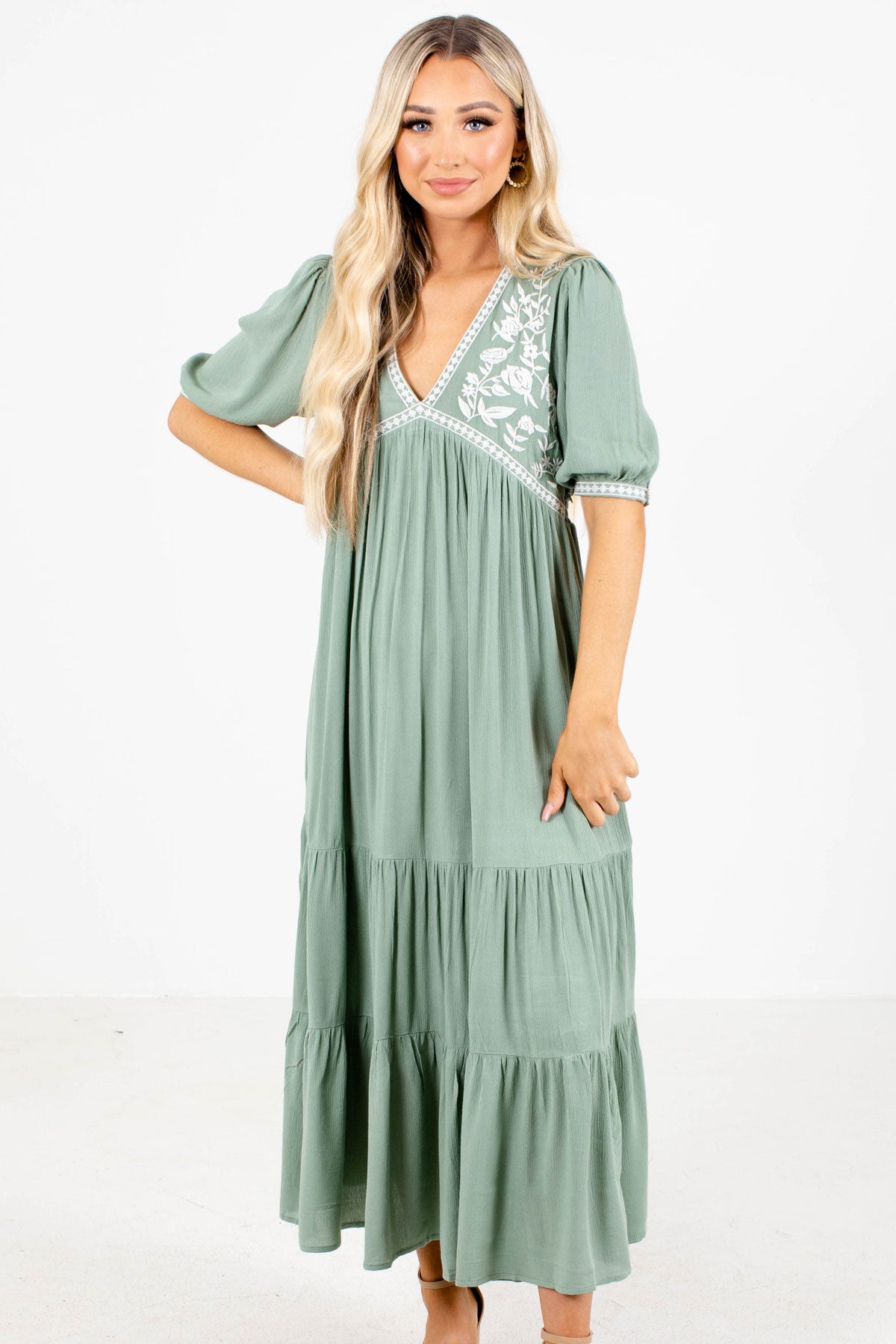 Fresh Flowers Maxi Dress