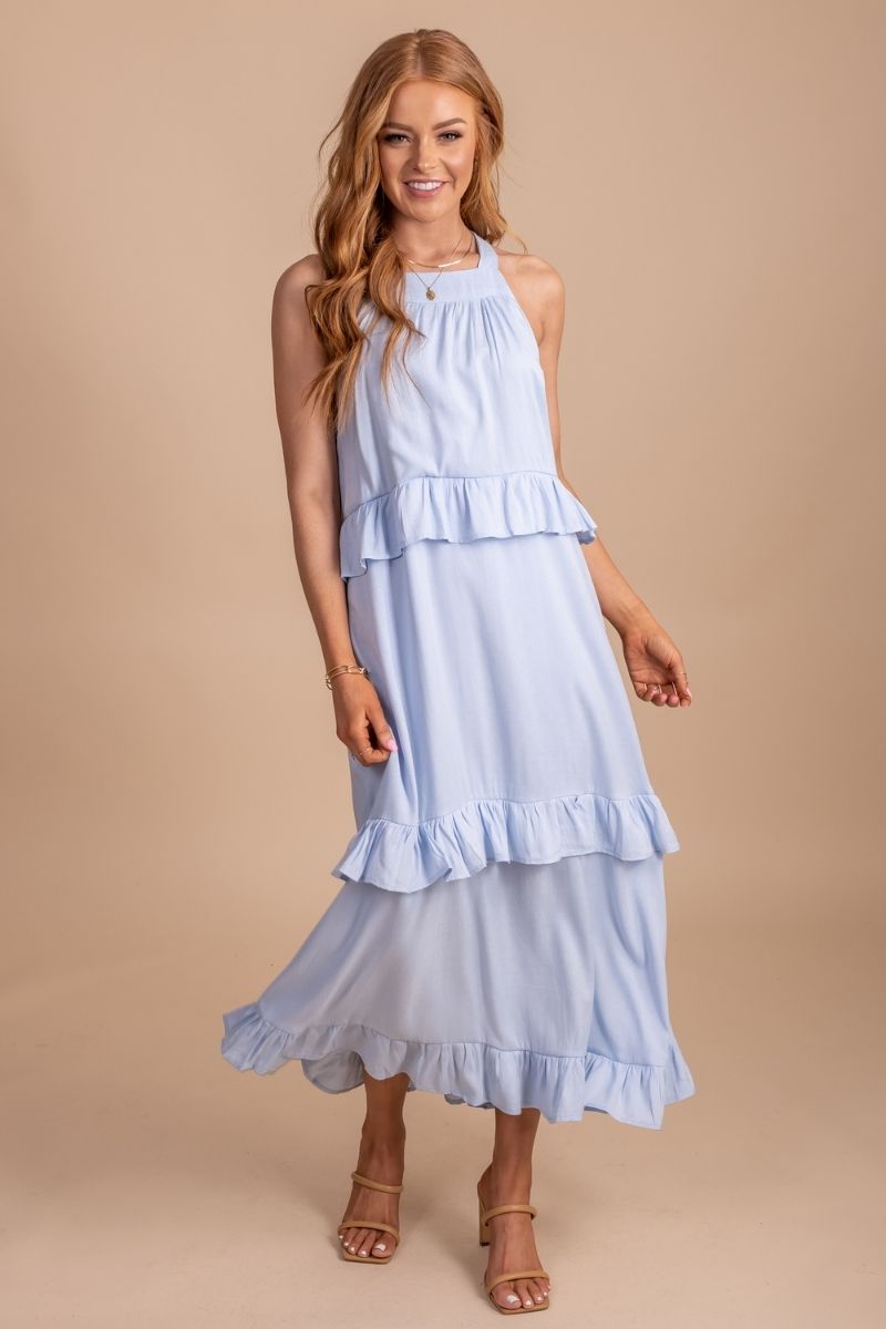 Sweet Tide Tiered Maxi Dress