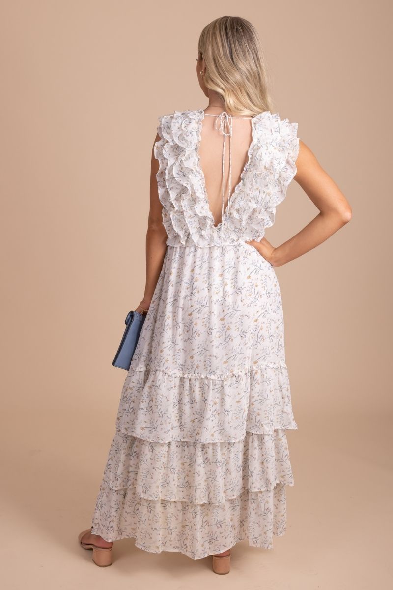 New Romance Ruffle Maxi Dress