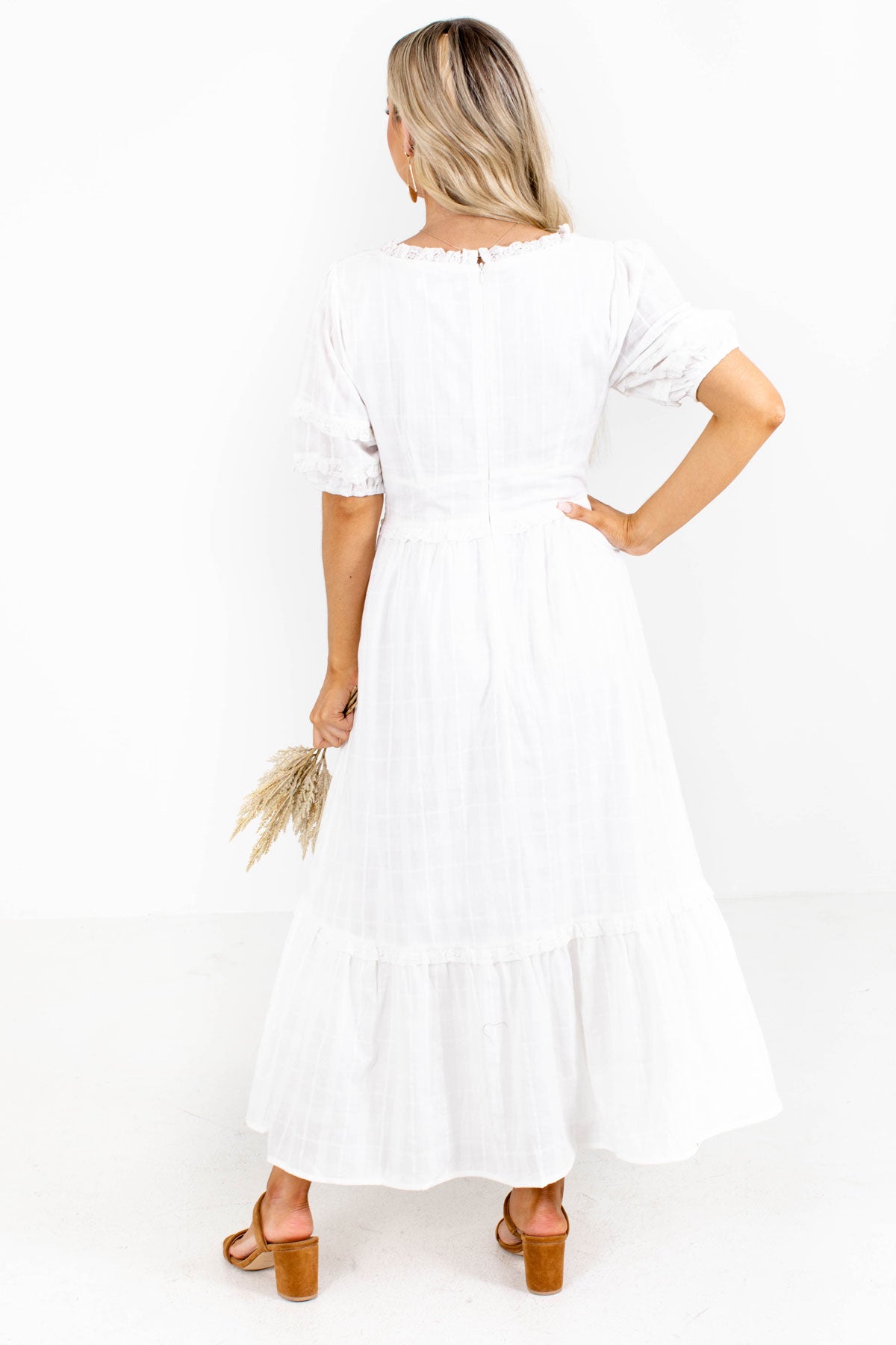 Hello Darling Maxi Dress - White