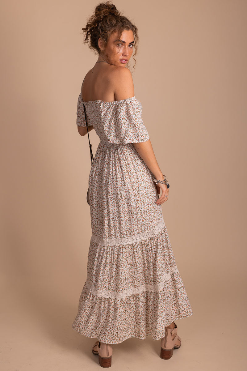 Spring in Your Step Floral Maxi Dress