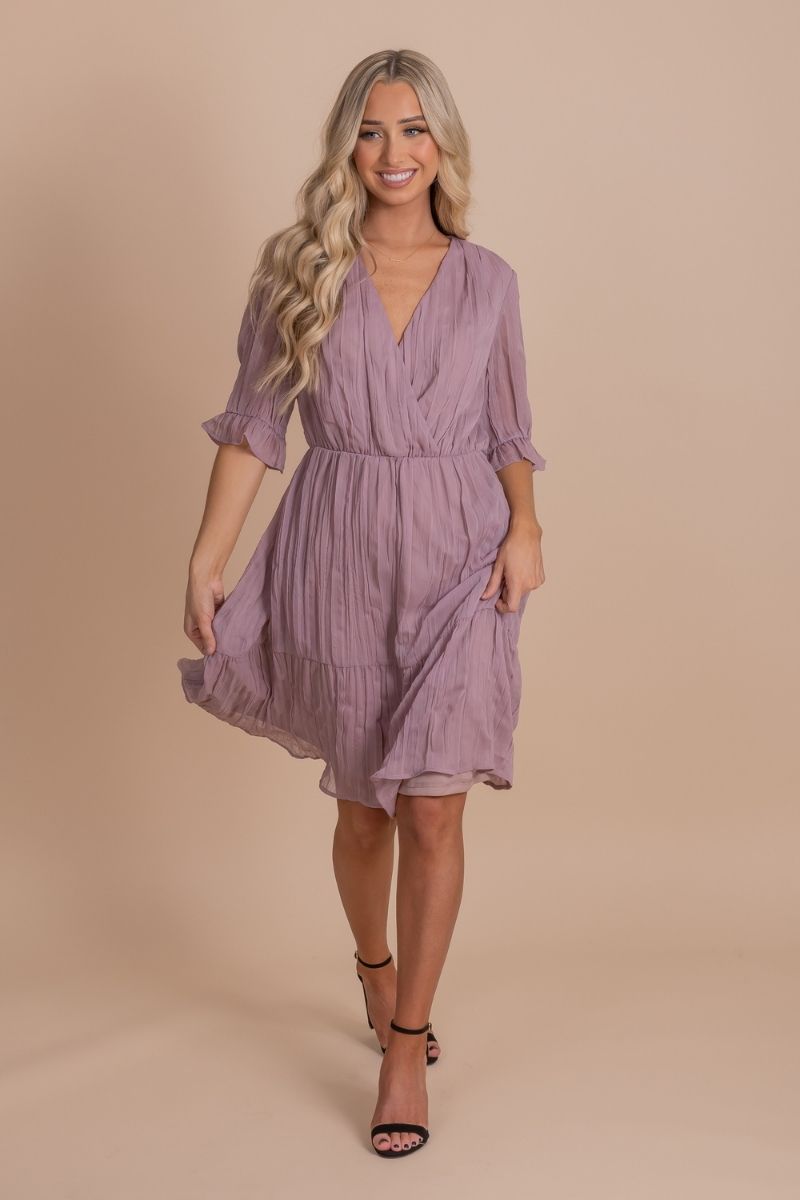 On The List Knee-Length Dress